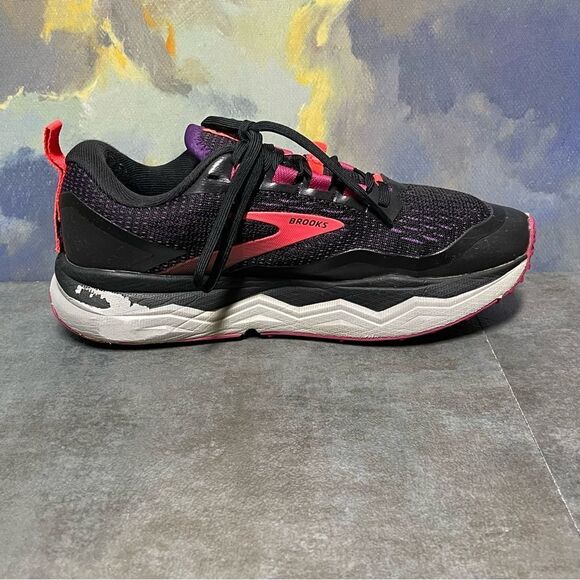 Brooks Caldera 5 Women's Black/Purple Trail Running Shoes Size 7.5B - Picture 14 of 16